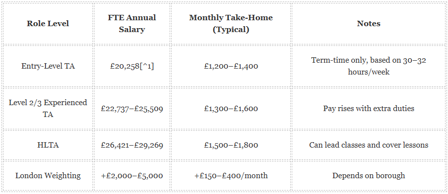 Teaching Assistant Worth