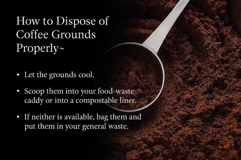 How to Dispose of Coffee Grounds Properly