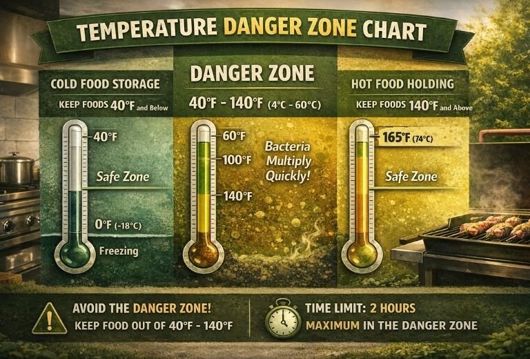 temperature danger zone chart