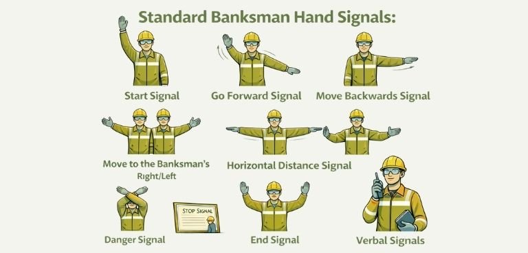 Standard Banksman Hand Signals