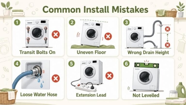 Common Install Mistake in a Washing Machine
