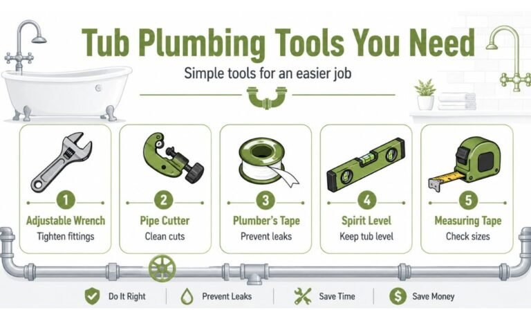Tub Plumbing tools you need