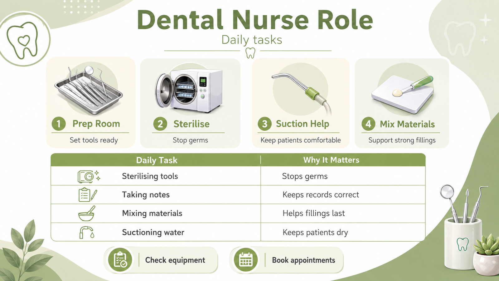 Dental Nurse And What Do They Do Daily