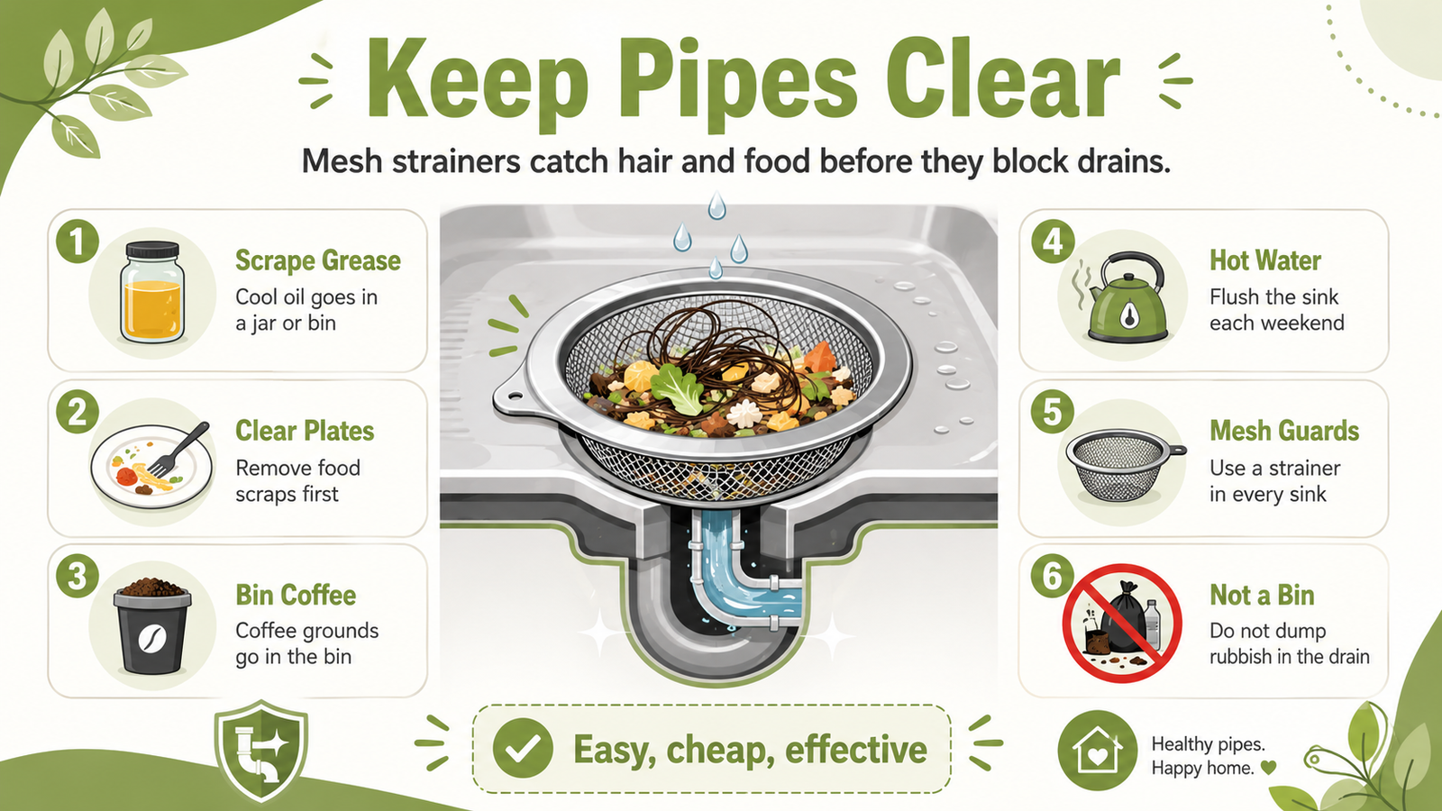 How Does a Mesh Strainer Keep Your Pipes Clear