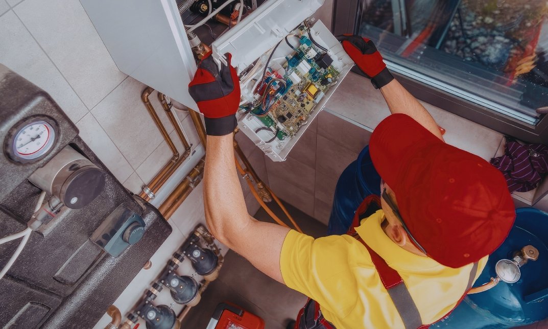 How to stop a noisy central heating pipe