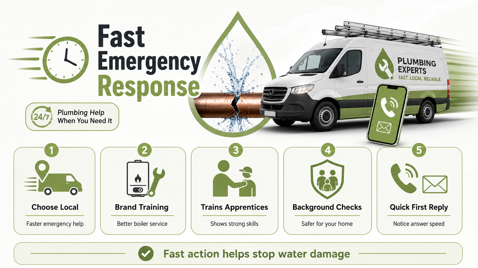 Why is a quick response time critical for emergencies