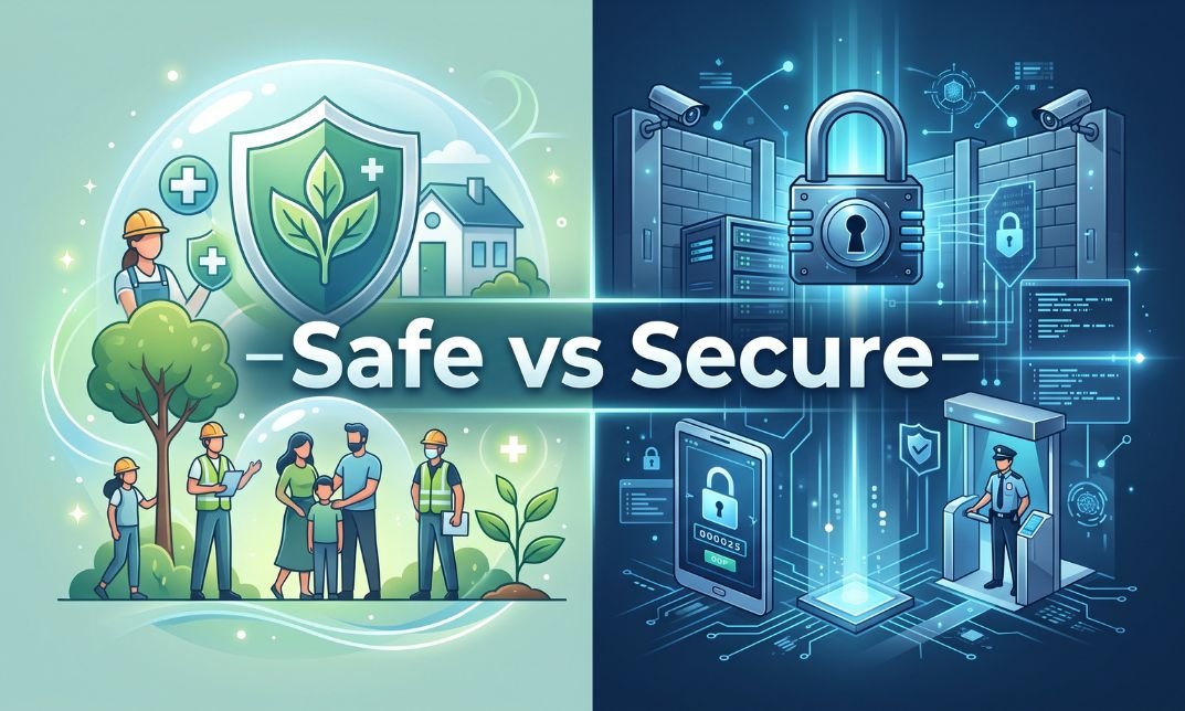 What's the difference between safe and secure