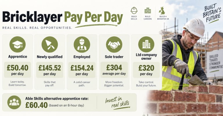 How Much Do Bricklayers Get Paid Per Day