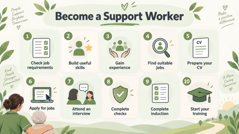 become a support worker