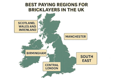 Best Paying Regions for Bricklayers in the UK