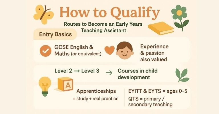 Become a early years teaching assistant