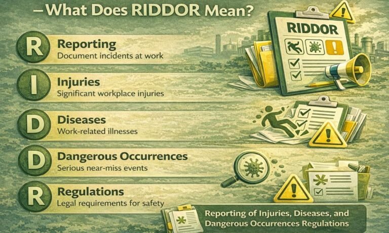 what does riddor mean