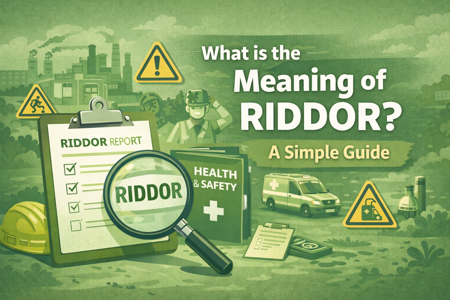 What is the Meaning of RIDDOR A Simple Guide
