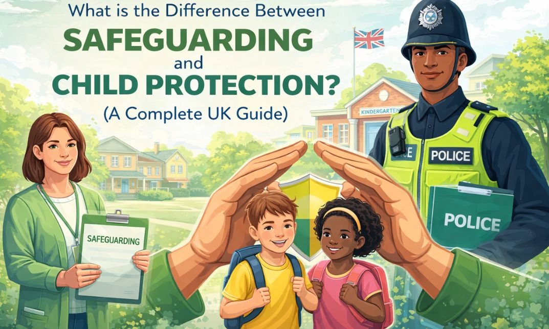difference between safeguarding and child protection
